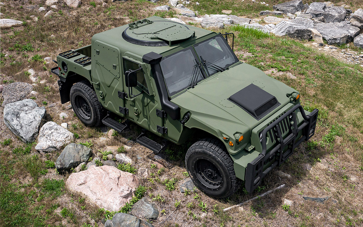 July 14, 2020: AM General Humvee NXT 360 prototype (Photo by Matt Cashore)