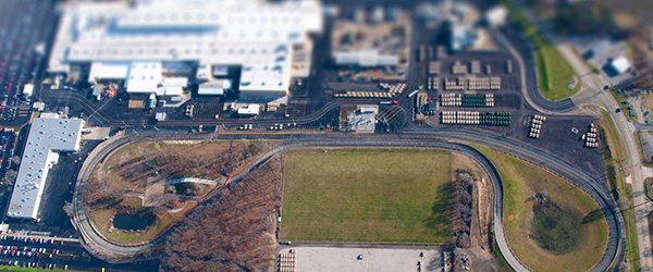 Aerial View of the AM General Manufacturing Campus in Mishawaka, IN